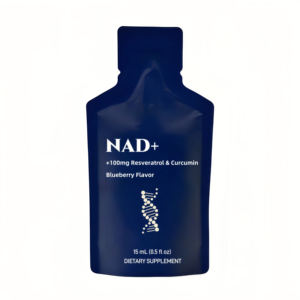 น้ำดื่ม NAD+ รสบลูเบอร์รี่ 30 มล. ผสมเรสเวอราทรอลและเคอร์คูมิน สารต้านอนุมูลอิสระ วิตามิน อาหารเสริม - Product Image 1