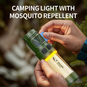 Smiling Shark <b>Camping</b> <b>Lantern</b> <b>Led</b> Light 25000 Hours Lifespan Usb Rechargeable Outdoor Lighting - Product Image 2