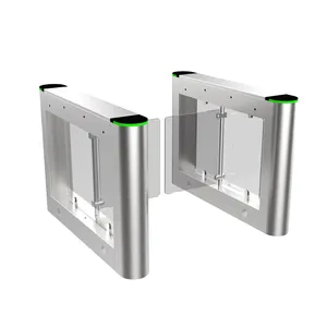 Trong nhà văn phòng an ninh tốc độ cao turnstile nhôm Swing Gates điều khiển từ xa Swing Gate turnstyle