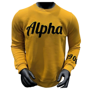 Sweat-shirt surdimensionné personnalisé en molleton 100 % coton anti-boulochage pour sororité/fraternité, automne, style grec, université, collège - Product Image 6