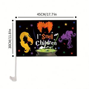 Bandera para Ventana de Auto con Tema de Halloween, Precio Económico, 12x18 Pulgadas, Logotipo Personalizado - Product Image 6