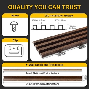 Bán buôn bền vững WPC vật liệu tường Ốp bên ngoài khác bảng tấm Tường/Bảng WPC ngoài trời tường ốp - Product Image 3