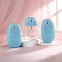 Flacon pulvérisateur de parfum 50 ml, répulsif anti-moustiques, eau florale, rechargeable, en PP, avec pompe, emballage boîte/sac