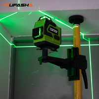 Tige de niveau laser de 4.2m réglable en hauteur télescopique en aluminium support de trépied support de levage support de tige d'extension pour niveau laser
