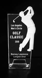Directo de fábrica, acrílico transparente personalizado, grabado con láser, trofeo de Golf duradero, tema náutico, Premio deportivo para regalos de negocios - Product Image 4