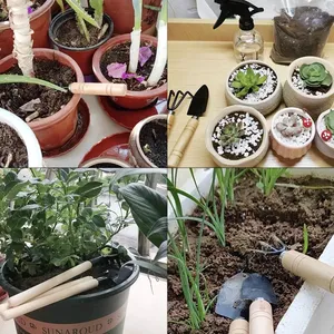 Mini Gardening <strong>Tool</strong> Sets <strong>Miniature</strong> Portable Small Kids Flower Pots 3pcs Garden Hand <strong>Tools</strong> Sets for Planting - Product Image 6