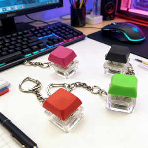 Llavero con figura de PVC para teclado mecánico, antiestrés, regalo fidget - Product Image 4