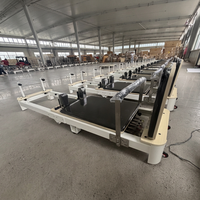 2026 Coral OEM Machine de Pilates Reformer Professionnelle avec Lit Tour Pliant, en Aluminium et Bois, et Accessoires en Boîte, Équipement Commercial