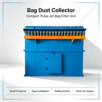 Nouveau filtre à sac robuste prêt à l'emploi |   Système de collecte de poussière industrielle avec une efficacité de suppression de la poussière de 99 % et une garantie d'un an