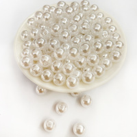 Perles en plastique ABS blanches nacrées, colorées et assorties, de 4, 5, 6, 8, 10 mm, en vrac (500g/sac), avec trou, pour la confection de robes, sacs, bijoux et colliers