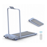 Caminadora Eléctrica 2 en 1 Plegable y Portátil con Control Remoto Inalámbrico, Barra de Mano, Motor de 2.5HP, Pantalla LED y 5 Años de Garantía