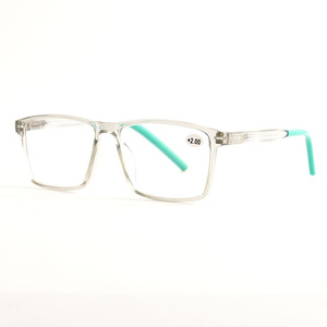<span class=keywords><strong>Gafas</strong></span> <span class=keywords><strong>de</strong></span> <span class=keywords><strong>Lectura</strong></span> Rectangulares Clásicas, Ligeras, con Montura Colorida y Lentes Transparentes para Presbicia, Unisex, Venta al Por Mayor, Logotipo Personalizado - Product Image 4