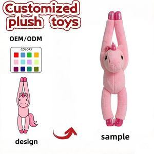 Unicornio de Peluche, Peluche de Unicornio Arcoíris con Brazos Largos para Colgar, Juguete de Peluche para Niños, <span class=keywords><strong>Nietos</strong></span>, Amigos y Familia - Product Image 1