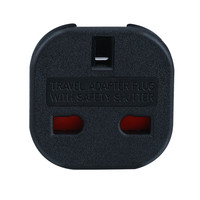 Adaptateur de prise de voyage Royaume-Uni vers UE Adaptateur de prise de voyage UE Convertir la prise britannique à 3 broches de type G en prise européenne à 2 broches de type C E F 100 - 240v