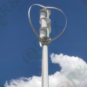 Q Type 96V 220V 380V Vertical Axial Wind 5KW 10KW 20KW 25KW 30KW Grid Tie Lithium Ion Battery R&X RX-QV10K RX-QV10K Wind Generat - Product Image 2