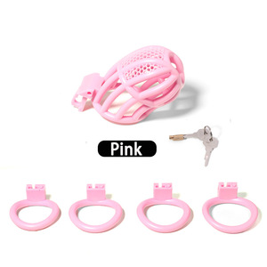 性的拘束具 男性用貞操帯 シッシィ貞操ケージ 4つのベースリング付き - Product Image 4