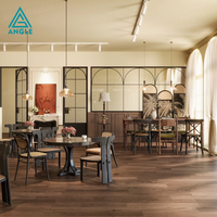 Comptoir de présentation alimentaire en bois pour café-bar américain classique, avec éclairage LED, respectueux de l'environnement, pour la décoration intérieure de café.