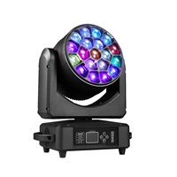 285W RGBW Mini Moving Head LED Bühnenbeleuchtung Pro Performance Tilt Wash Zoom Gobo Rotation DMX512 Aluminium für Bar Party DJ Events