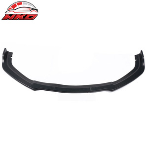 Lèvre de pare-chocs avant compatible avec Honda Civic 2019-2021 Spoiler IKON V4 Noir Mat Kit carrosserie haute qualité Pièces auto - Product Image 1