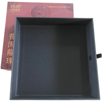 Caja de Regalo Deslizante de Cartón Rígido con Logotipo Personalizado, Ecológica, con Cubierta en Relieve, para Té, Joyería, Relojes, con Forro de Esponja