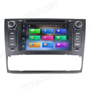 Layar IPS untuk BMW, Layar IPS Android 10 4 + 64G dengan DSP Carplay untuk BMW 5 M5 E90 E91 E92 E93 2005-2012, AC Otomatis Radio Stereo GPS Navi Mul