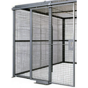 <span class=keywords><strong>Cage</strong></span> de rangement en fer extra-large Type de porte simple de sécurité Casiers d'entrepôt en treillis métallique industriel de sécurité - Product Image 2