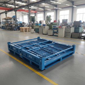 עגלות מחסן מתקפלות מפלדה, מחיר מפעל, MOQ נמוך, מותאמות אישית, עם הגנה מפני קורוזיה, איכות גבוהה - Product Image 3