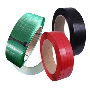 Bande de sangle en plastique de couleur personnalisée, sangle verte pour animaux de compagnie, bande de sangle pour animaux de compagnie, bande de sangle en rouleau pour palette - Product Image 1