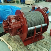 Treuil hydraulique personnalisé à câble unique, options multi-tonnes, pour équipement de réparation et levage de grues