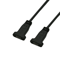 OEM Typ C USB 3.2-Datenkabel von Stecker zu Stecker mit einzelnen Doppel muttern kann fest geschaltet werden