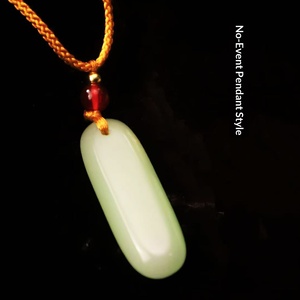 Colgante de imitación '<span class=keywords><strong>Paz</strong></span> <span class=keywords><strong>y</strong></span> Serenidad' para llavero de coche, verde claro, sencillo, de alta gama, accesorio unisex para collar - Product Image 6