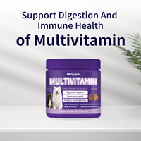 Multivitamines à mâcher pour chiens, soutien articulaire, cutané et immunitaire, avec emballage personnalisable et marque privée