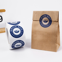 Autocollants Ronds Personnalisés en Papier Vinyle Adhésifs Imperméables, Étiquette Autocollante Imprimée avec Logo en Rouleau
