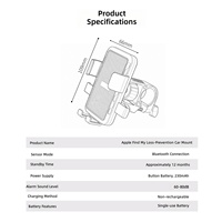 Support de téléphone de navigation avec balise de localisation GPS Loshall pour motos et vélos, traceur pour scooter iOS et Android