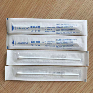 Hisopos Médicos de Bambú JlBamboo de 15 cm, Esterilizados, de Un Solo Uso, para Limpieza - Product Image 2