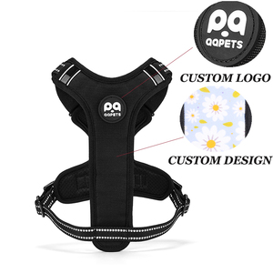 Arnés reflectante para perros K personalizado de lujo Arnés de nailon sin tirones de calidad XS con patrón impreso de característica Breakaway - Product Image 5