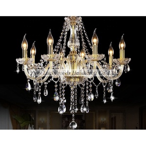 LSJ110 di lusso evento di nozze soffitto di lusso luci sospese 8 braccia moderno <span class=keywords><strong>lampadario</strong></span> di cristallo per hotel - Product Image 1