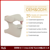Kit cosmétique intelligent contrôlé par application mobile avec masque LED 3D LCD à télécommande, masque facial et corporel au collagène, coréen