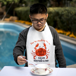 <strong>Wholesale</strong> Custom Waterproof Disposable Restaurant Plastic Crab <strong>Bibs</strong> Seafood Lobster <strong>Bib</strong> Aprons For <strong>Adult</strong> - Product Image 3