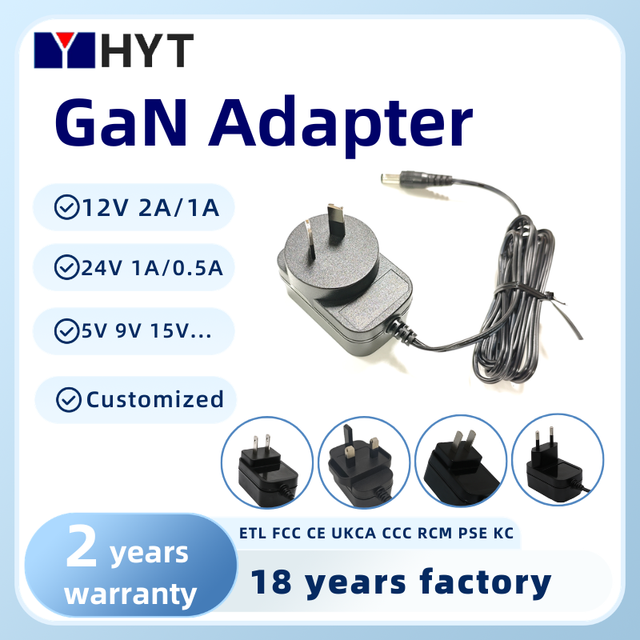 AC DC Power Supply Adapter 9V 1A 1.5A 2A Tool Charger Black Decker Li-ion Battery Compatible PC ABS Material Plug-In GaN