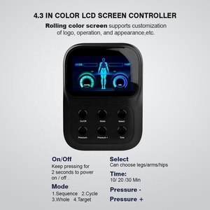 OEM Bein/Arm/Hüften Luft kompression massage gerät 4.3In Lcd Display Wiederherstellung stiefel Luft kompression Elektrisches Luft kompression sbein Massa - Product Image 3
