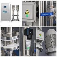 Station principale intelligente en acier inoxydable 304 avec système de surveillance en temps réel pour la protection du système de nettoyage