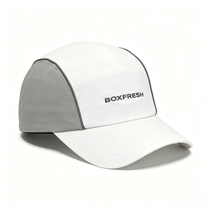 หมวกแคมป์ 5 แผง รุ่นพรีเมียม, หมวกไนลอนแห้งเร็วแบบ Color Block, หมวกกีฬาปักลายได้ตามต้องการ สำหรับวิ่ง/เดินป่า - Product Image 3