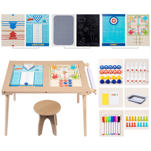 Tavolo Educativo Multifunzione per Bambini, Gioco da Tavolo Divertente per l'Apprendimento - Product Image 6