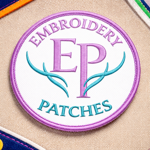 Badges brodés sur mesure, logo de marque, découpe laser, couleurs contrastées, à coudre/à repasser, pour vêtements (vente en gros) - Product Image 2