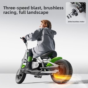 Motocicleta eléctrica para niños, vehículo de juguete de 2 ruedas con batería recargable para niños de 3 años o más - Product Image 6
