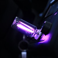 Lampe de nuit à filament dur alimentée par USB, style Edison, tube en verre, lampe d'ambiance pour la chambre à coucher, le salon, décoration