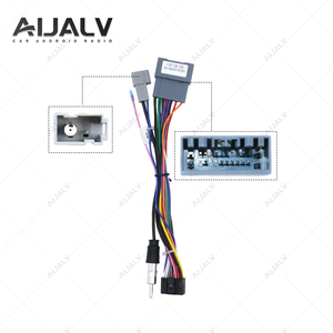 AIJIA Fábrica Buen Precio Marco de coche Arnés de cables para HONDA FIT 2020 Cableado Power Android Mp5 Player Panel Radio Cable de alimentación principal - Product Image 5