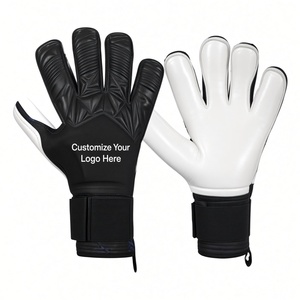 Goalkeeper Gloves with Latex Material Breathable Design Grip and Hand Protection for Outdoor Training and Competitive <b>Games</b> - Product Image 1