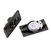 Haut-parleur de gamme complète rectangulaire 20*40MM 4Ohm 3W pour unité de pilote de haut-parleur audio de lecture